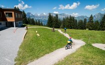 Übersicht über kleinen Bikerparcours für Kinder | © Bergbahnen Flumserberg AG