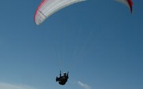 Gleitschirmflieger in der Luft | © Bergbahnen Flumserberg AG