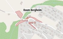 Detailkarte des Raum Berheim, wobei die Zone 13 markiert ist | © Bergbahnen Flumserberg AG
